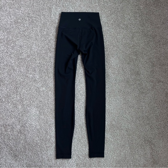 Lululemon Align Pant II 25" Black Nulu High Rise Leggings Size 2 - Picture 5 of 6